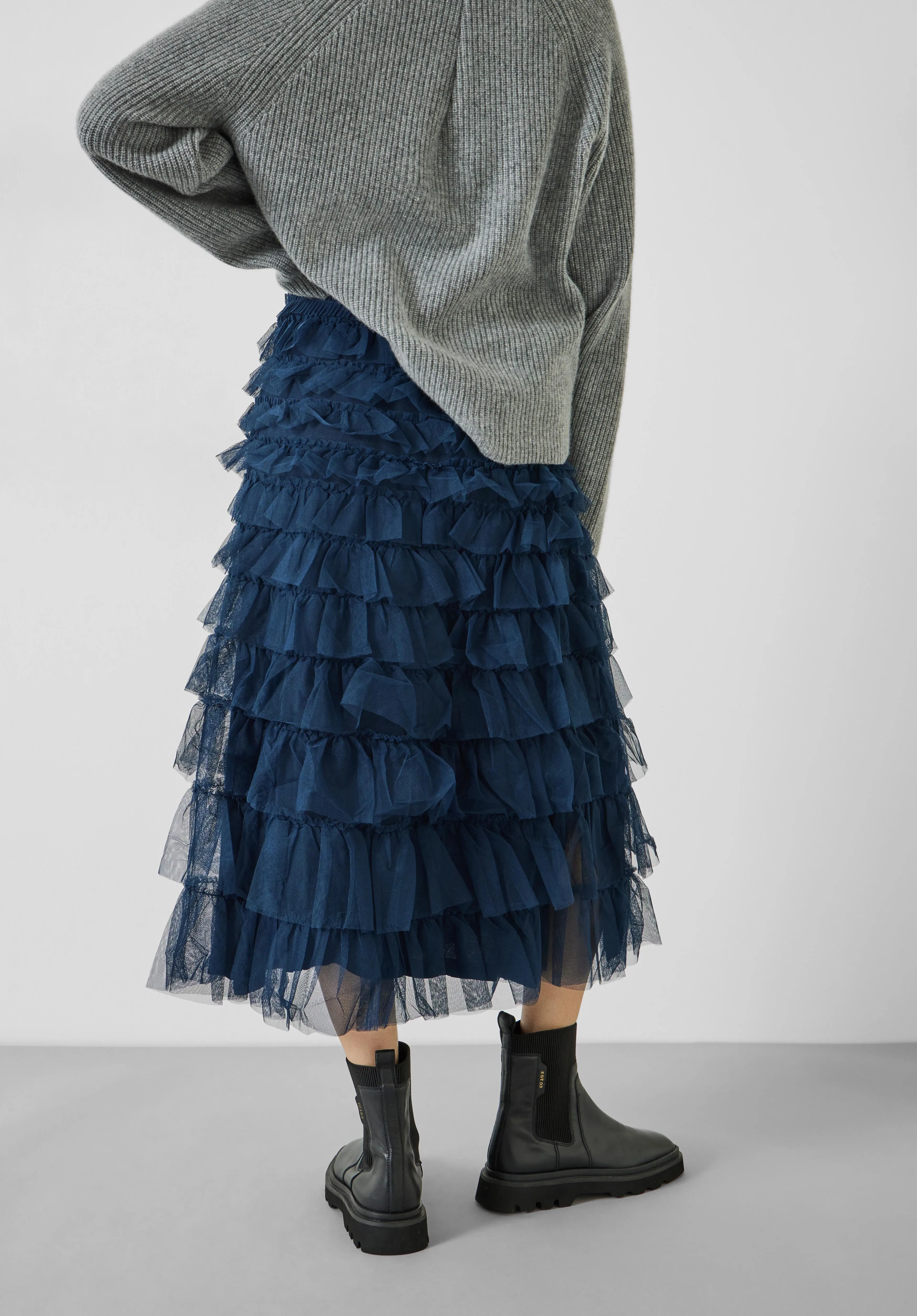 Florence Ruffle Jersey Skirt