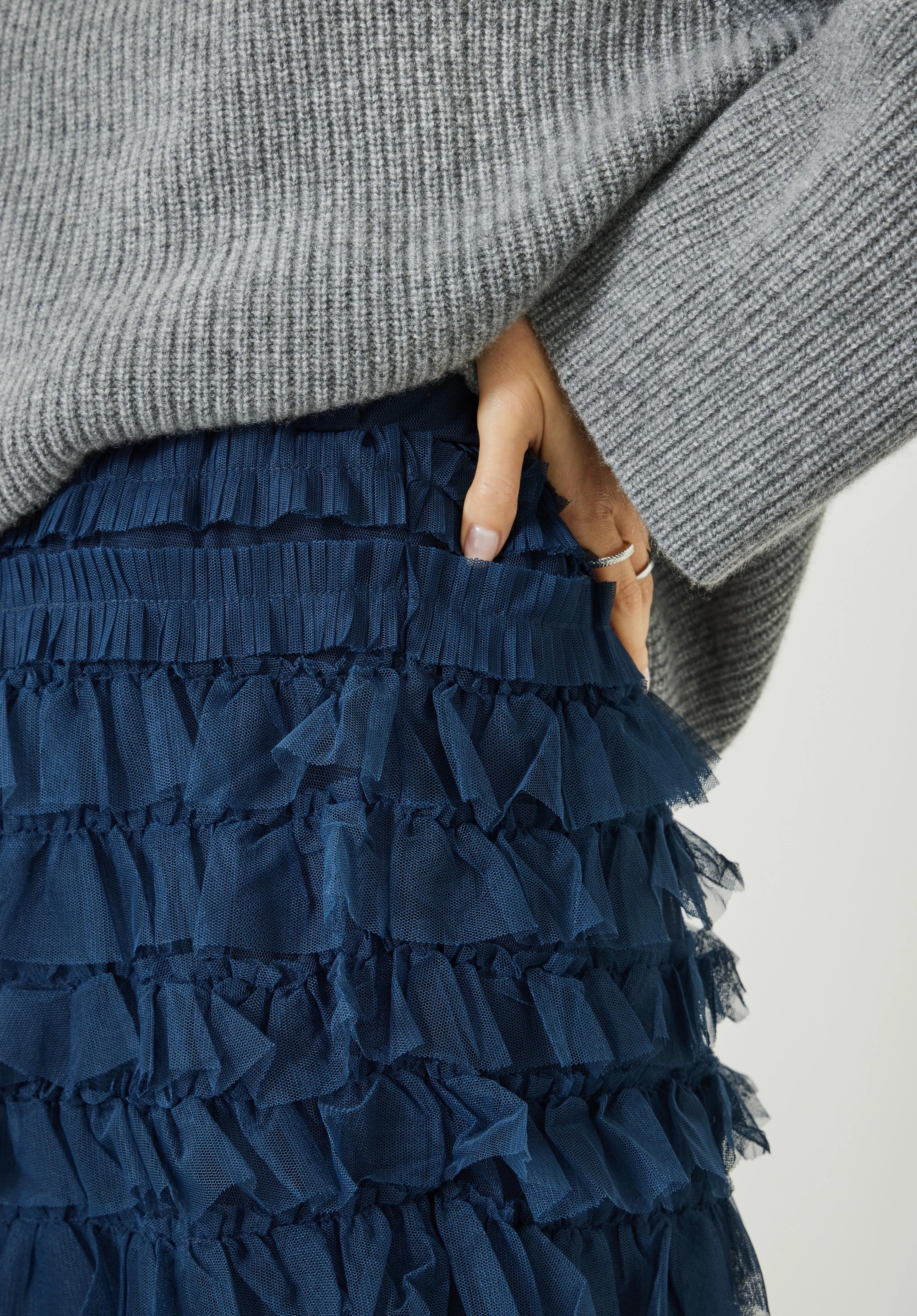 Florence Ruffle Jersey Skirt