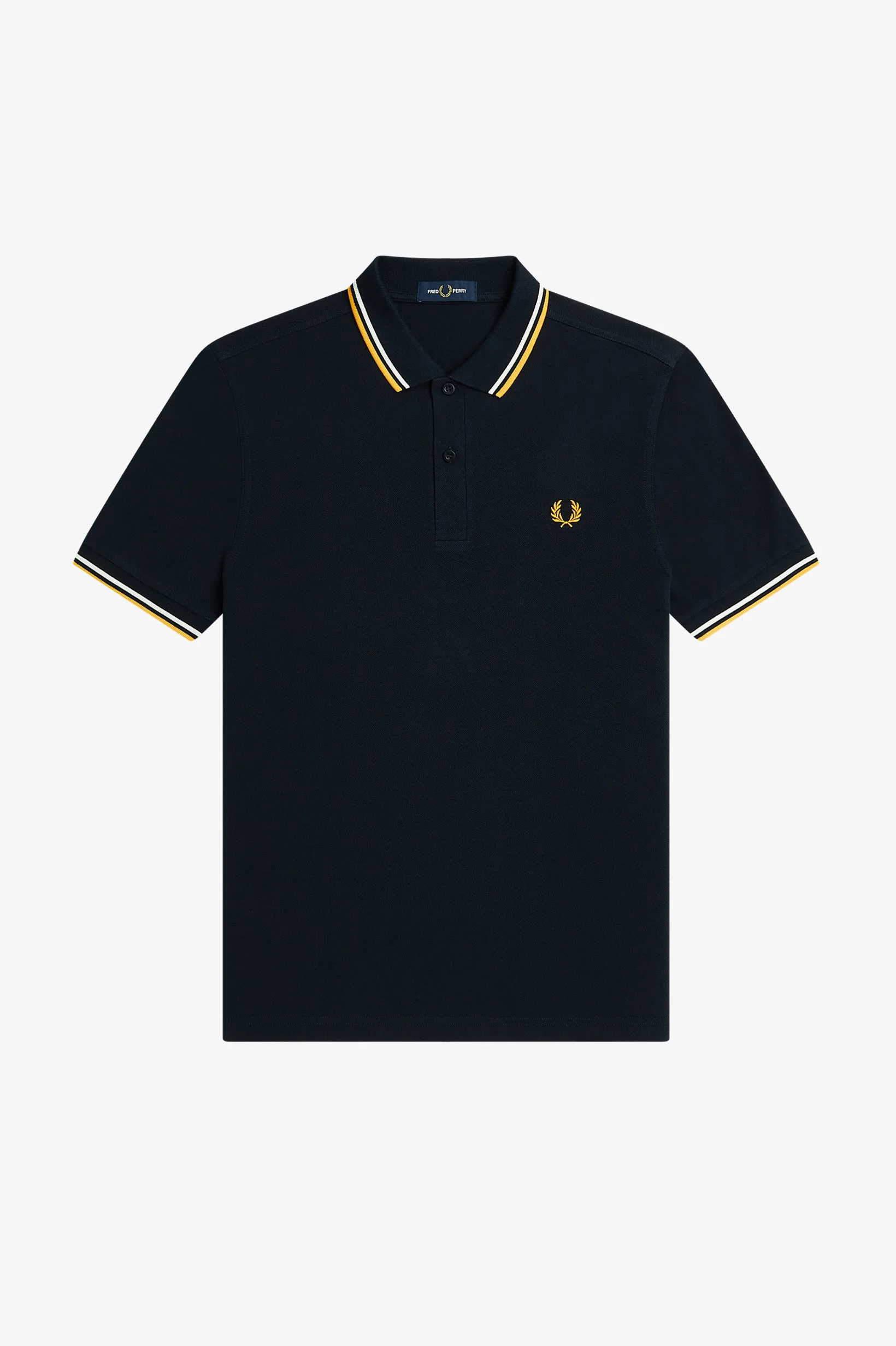 Fred Perry Polo Navy / Ecru / Gold