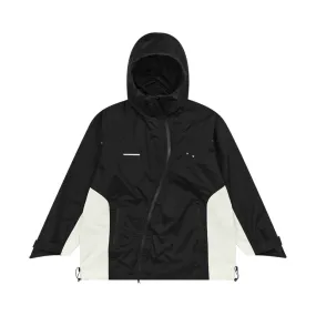 Functional Irregular Zipper Windbreaker