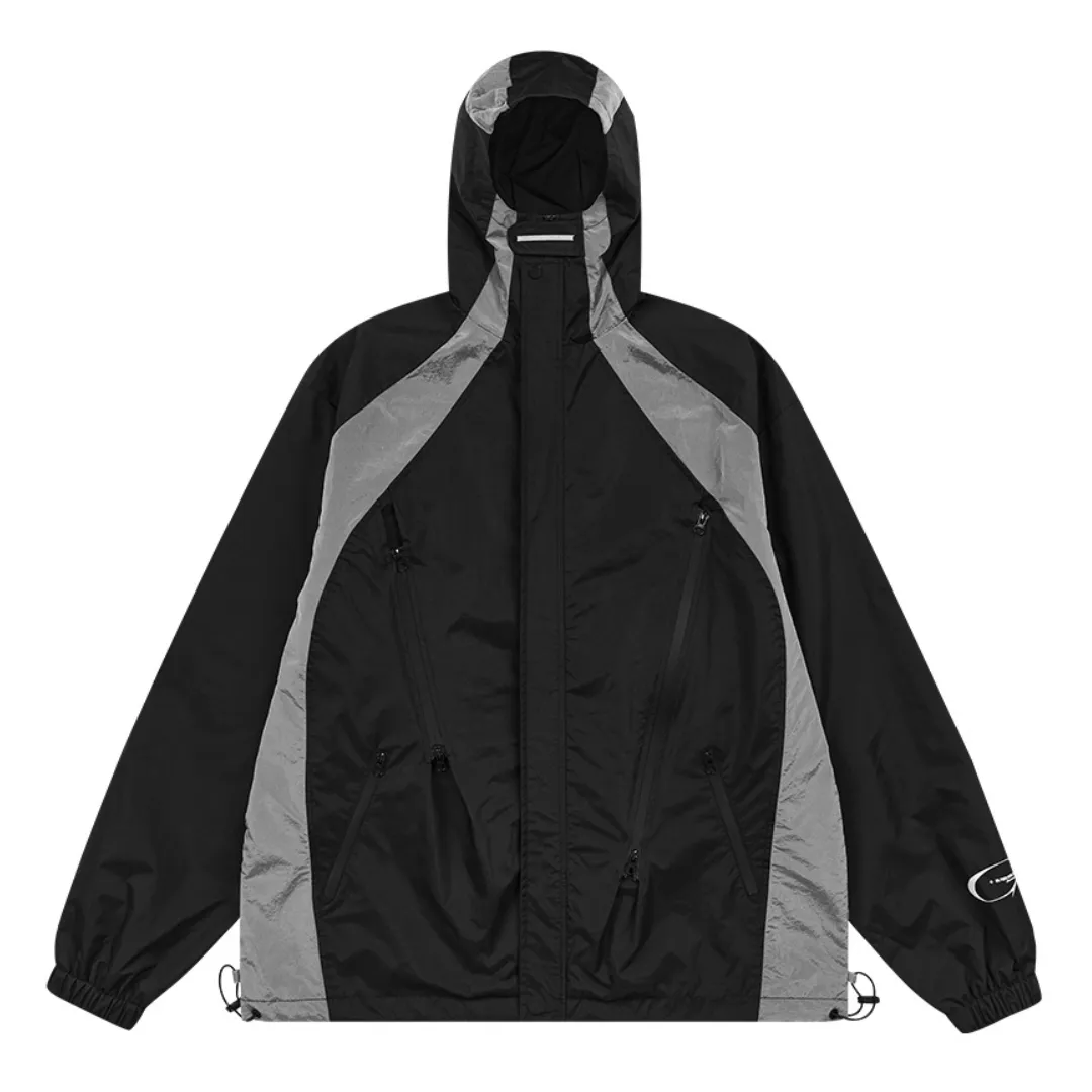 Functional Stitched Loose Windbreaker