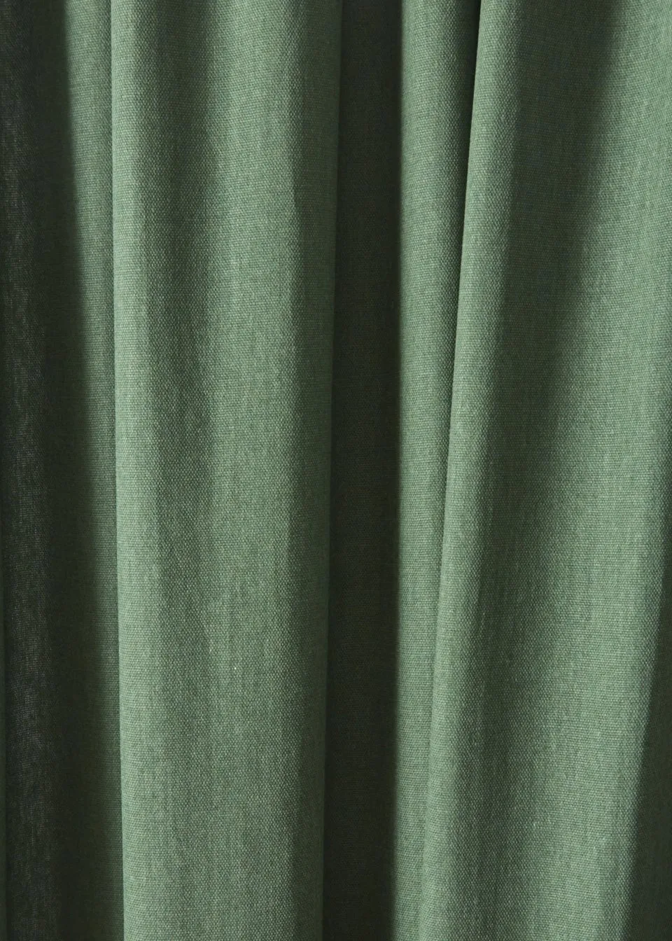 Fusion Dijon Blackout Bottle Green Pencil Pleat Curtains