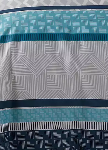 Fusion Rico Reversible Duvet Cover Set - Teal | Kaleidoscope