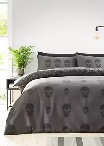 Gaveno Cavailia Skulls Printed Duvet Cover Set | Kaleidoscope