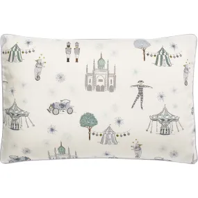 Gooselings Adventures in Wonderland Toddler Pillow, Aqua