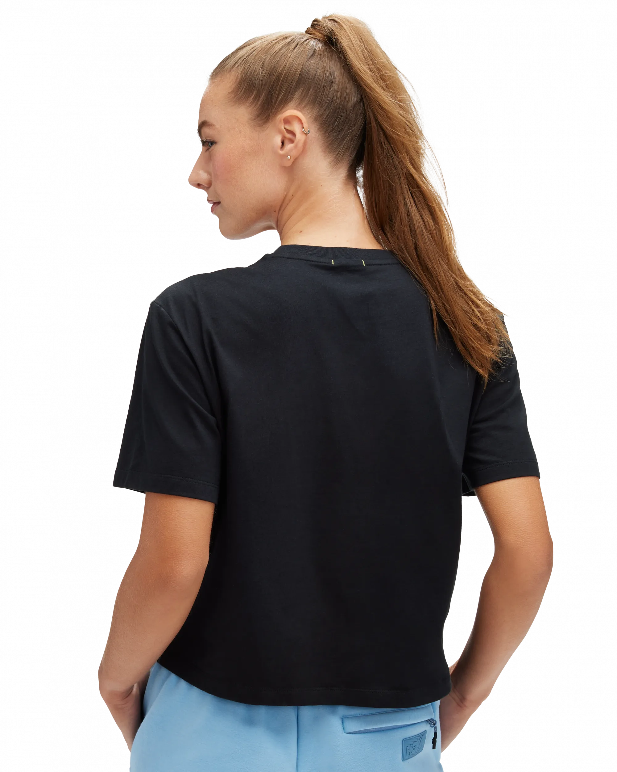 Hoka 1153374Women's Topo Logo Short Sleeve Black | Buy Hoka 1153374Women's Topo Logo Short Sleeve Black here | Outnort