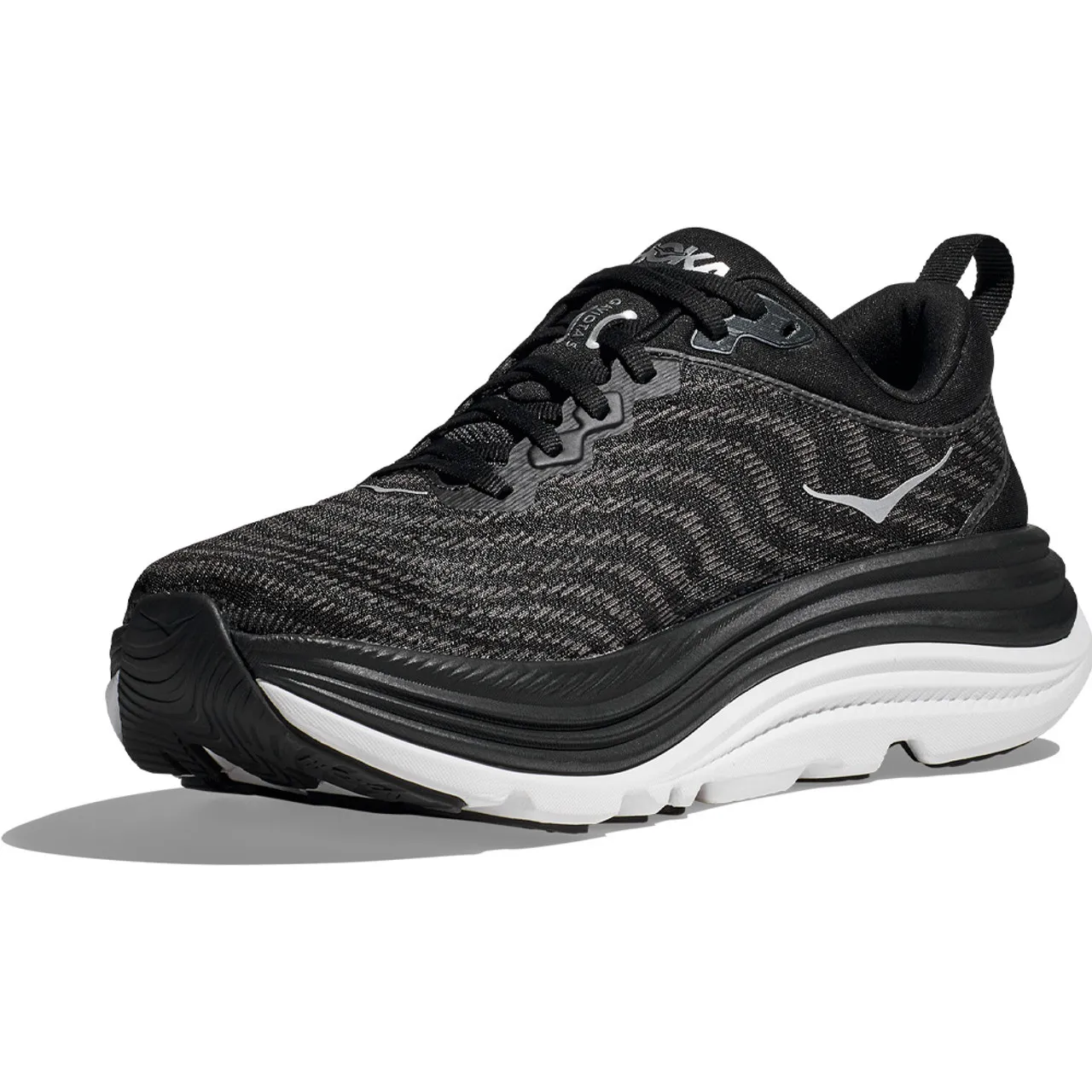 HOKA ONE ONE Women's Gaviota 5 - Black / White (Medium Width)