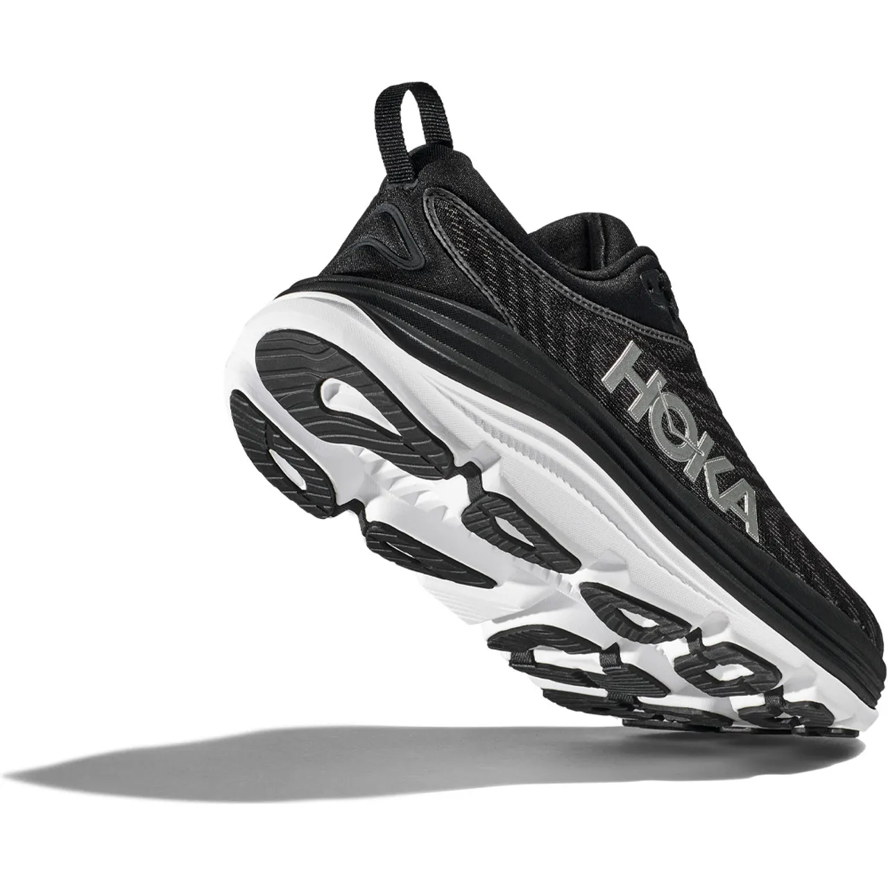 HOKA ONE ONE Women's Gaviota 5 - Black / White (Medium Width)