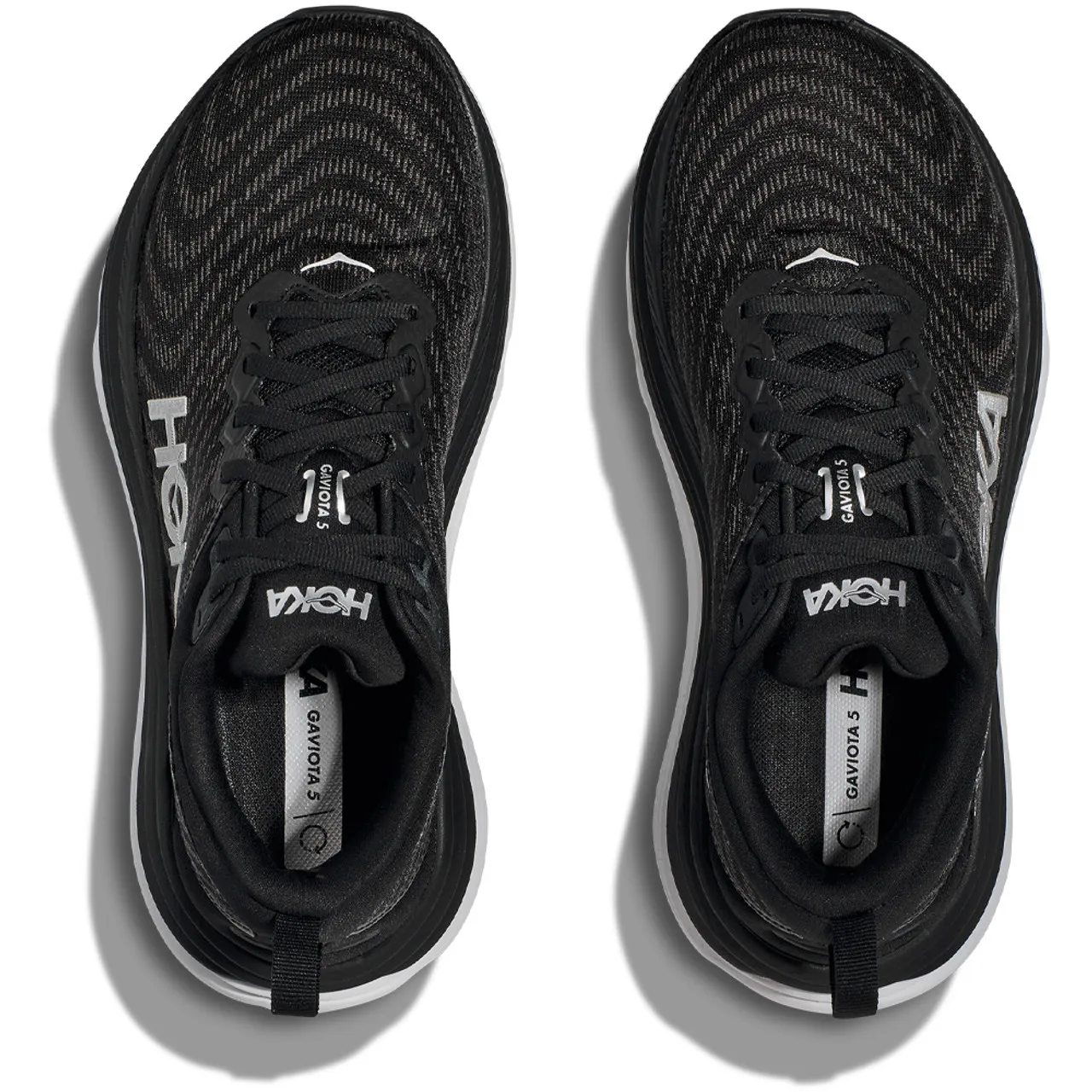 HOKA ONE ONE Women's Gaviota 5 - Black / White (Medium Width)