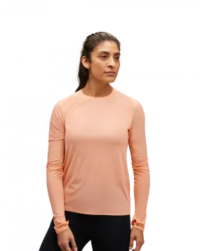 Hoka Women's Airolite Run Long Sleeve Papaya | Buy Hoka Women's Airolite Run Long Sleeve Papaya here | Outnorth