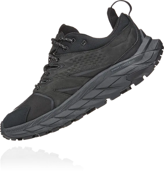 Hoka Women's Anacapa Low Gore-Tex Black / Black | Buy Hoka Women's Anacapa Low Gore-Tex Black / Black here | Outnorth