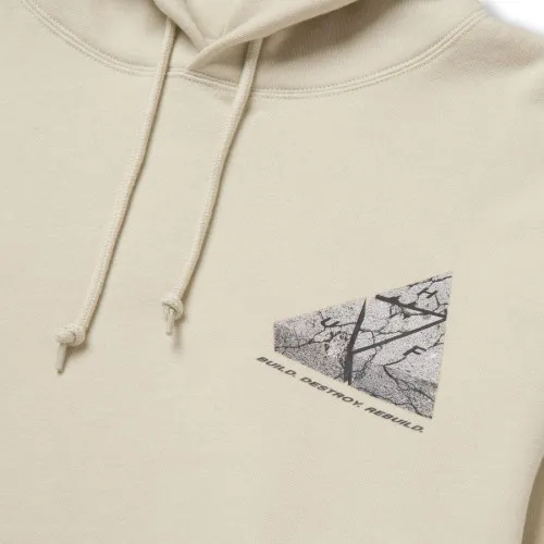 HUF Withstand Triple Triangle Hoodie Sand