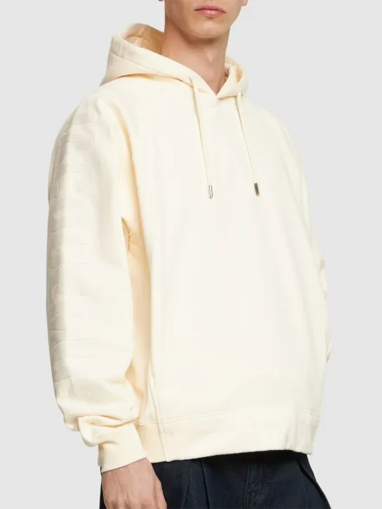 Jacquemus   Le Hoodie Typo cotton sweatshirt 