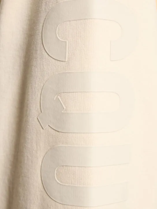 Jacquemus   Le Hoodie Typo cotton sweatshirt 