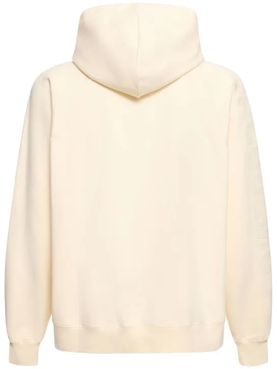 Jacquemus   Le Hoodie Typo cotton sweatshirt 