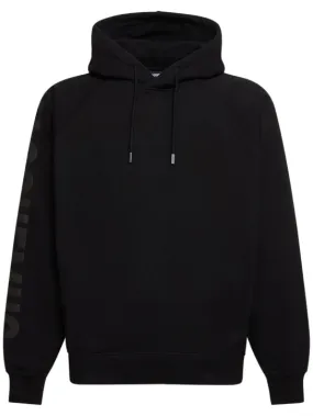 Jacquemus   Le Hoodie Typo cotton sweatshirt 