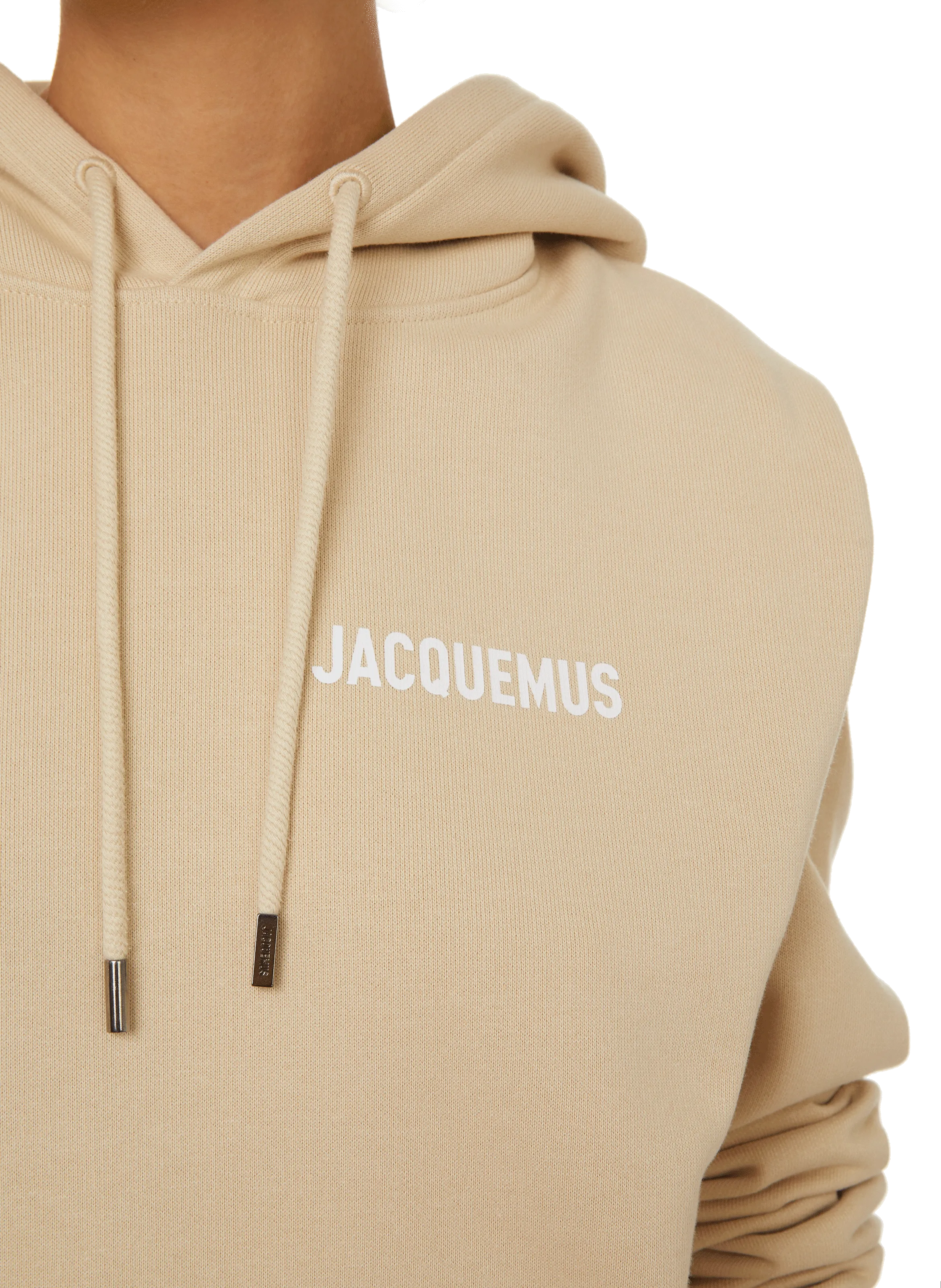 JACQUEMUS  Le Sweatshirt Jacquemus cotton hoodie - Beige