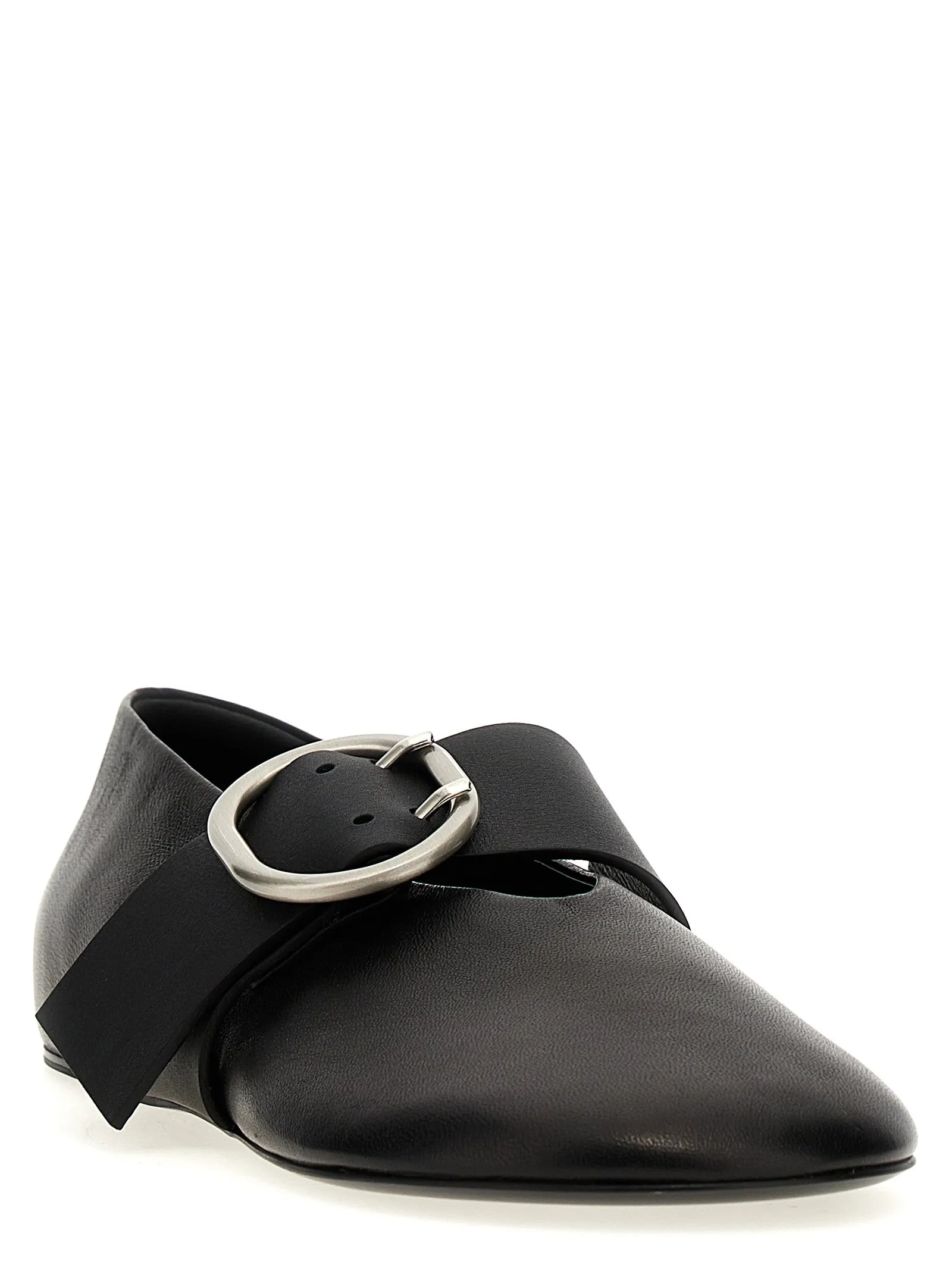 Jil Sander Buckle Ballet Flats