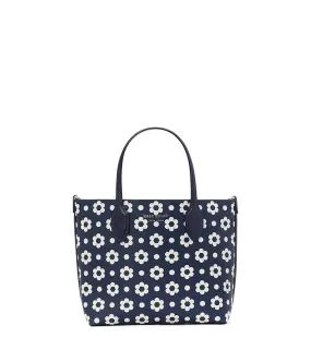 Kate Spade New York Bleecker Daisy Dot Printed Pvc Medium Crossbody Tote