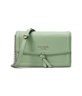 Kate Spade New York Knott Pebbled Leather Flap Crossbody