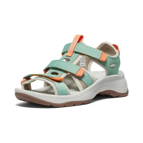 Keen Womens Astoria West Open Toe Sandals - Granite Green/Tangerine