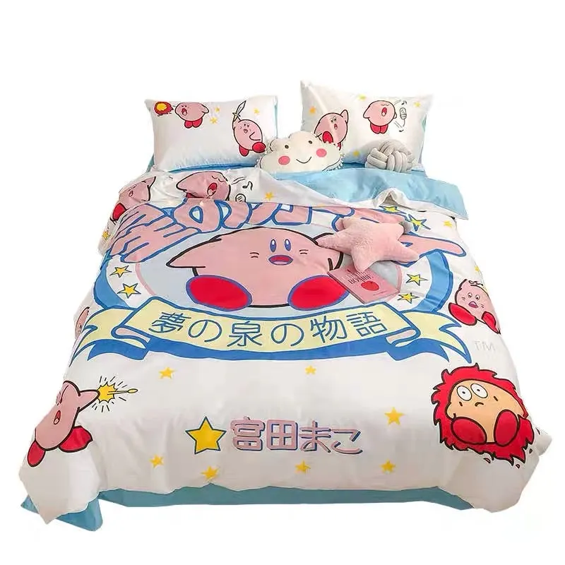 Kirby bed linen duvet cover pillow case bed sheet