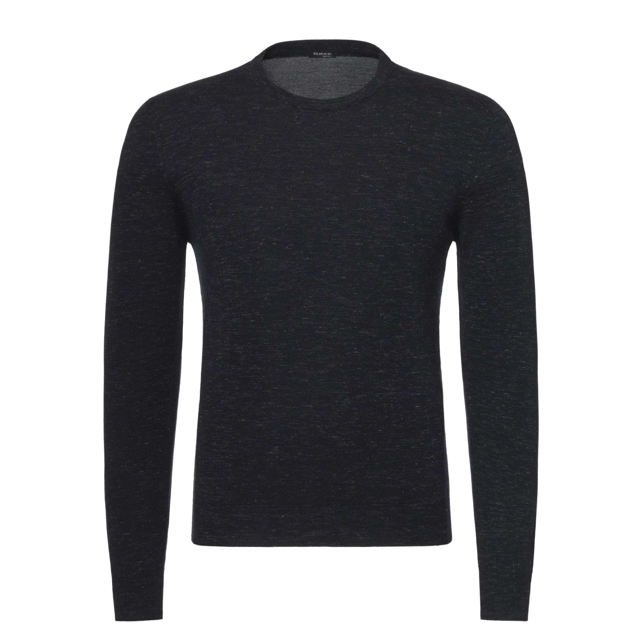  Kiton Silk-Cashmere Blend Pullover in Diamond Blue