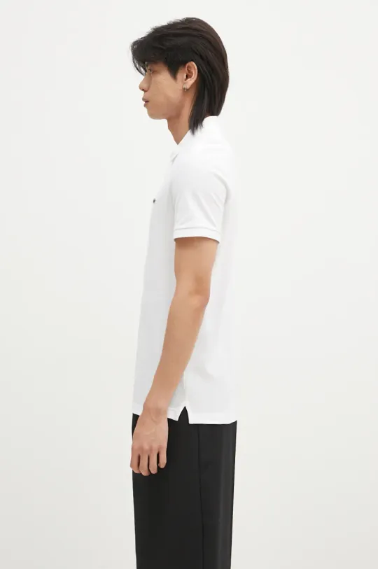 Lacoste cotton polo shirt white color