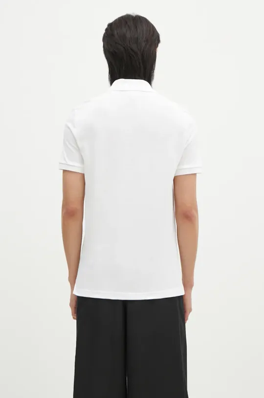 Lacoste cotton polo shirt white color