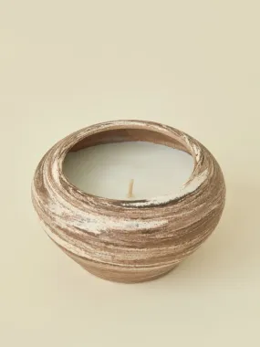 Laguna Candles Ceramic Swirl Candle