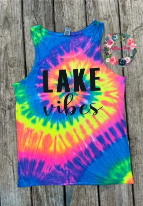 Lake Vibes Tie-Dye Tank