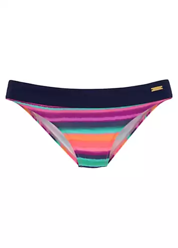 LASCANA ’Rainbow’ Bikini Briefs | Grattan