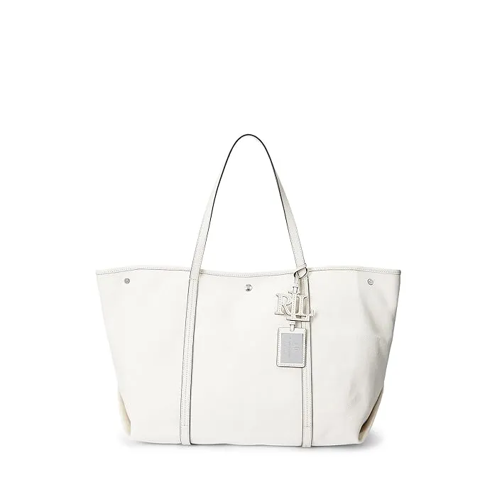 LAUREN Ralph Lauren Canvas & Leather Large Emerie Tote