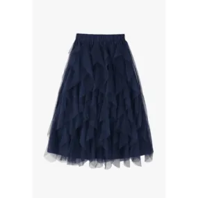 Layered Tulle Skirt - 8695