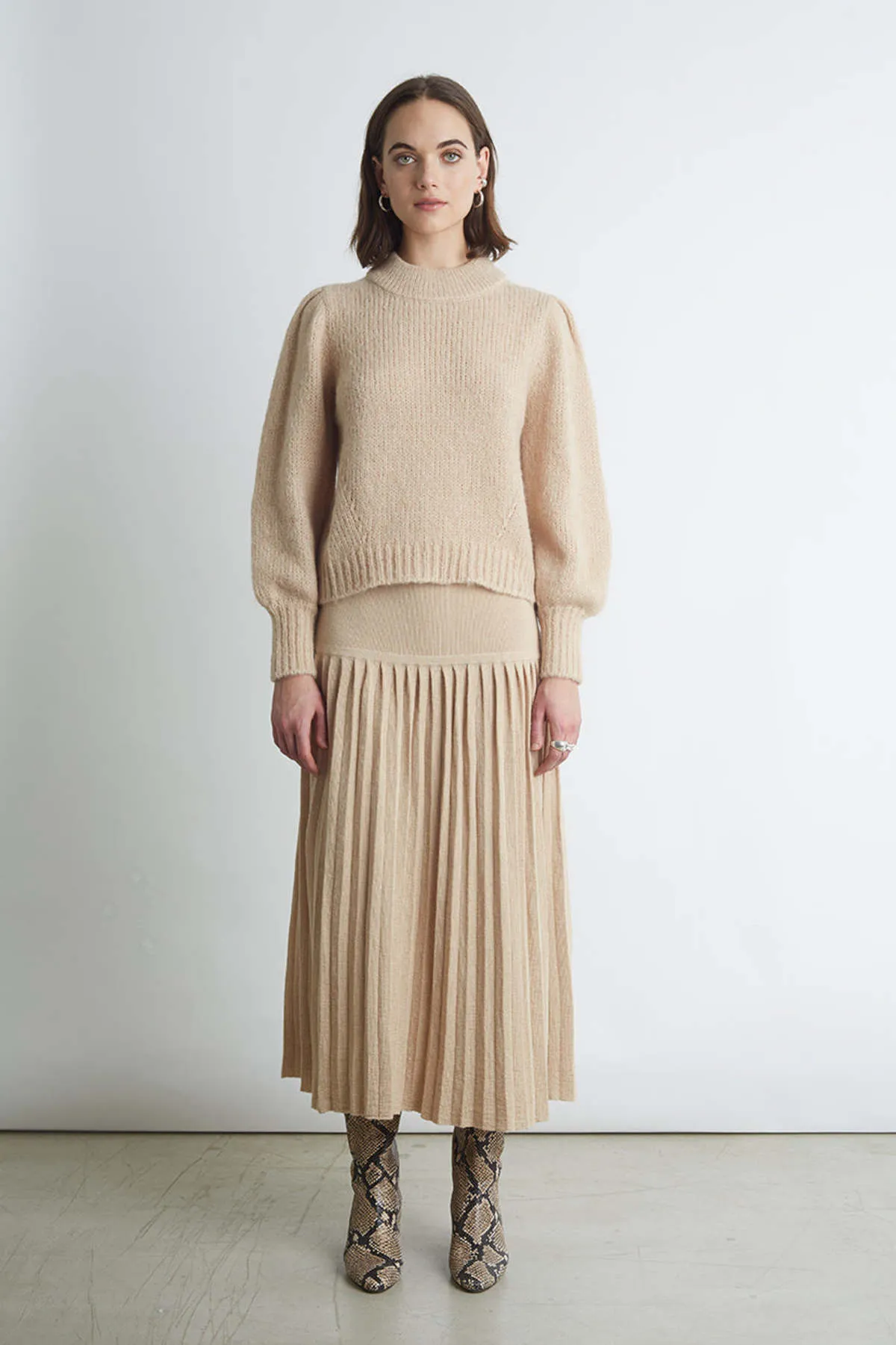 Lea Skirt - Pale Camel