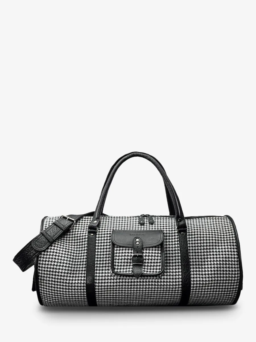 leather travel bag Black - LeVoyageur XL Grand Prix Black | PAUL MARIUS