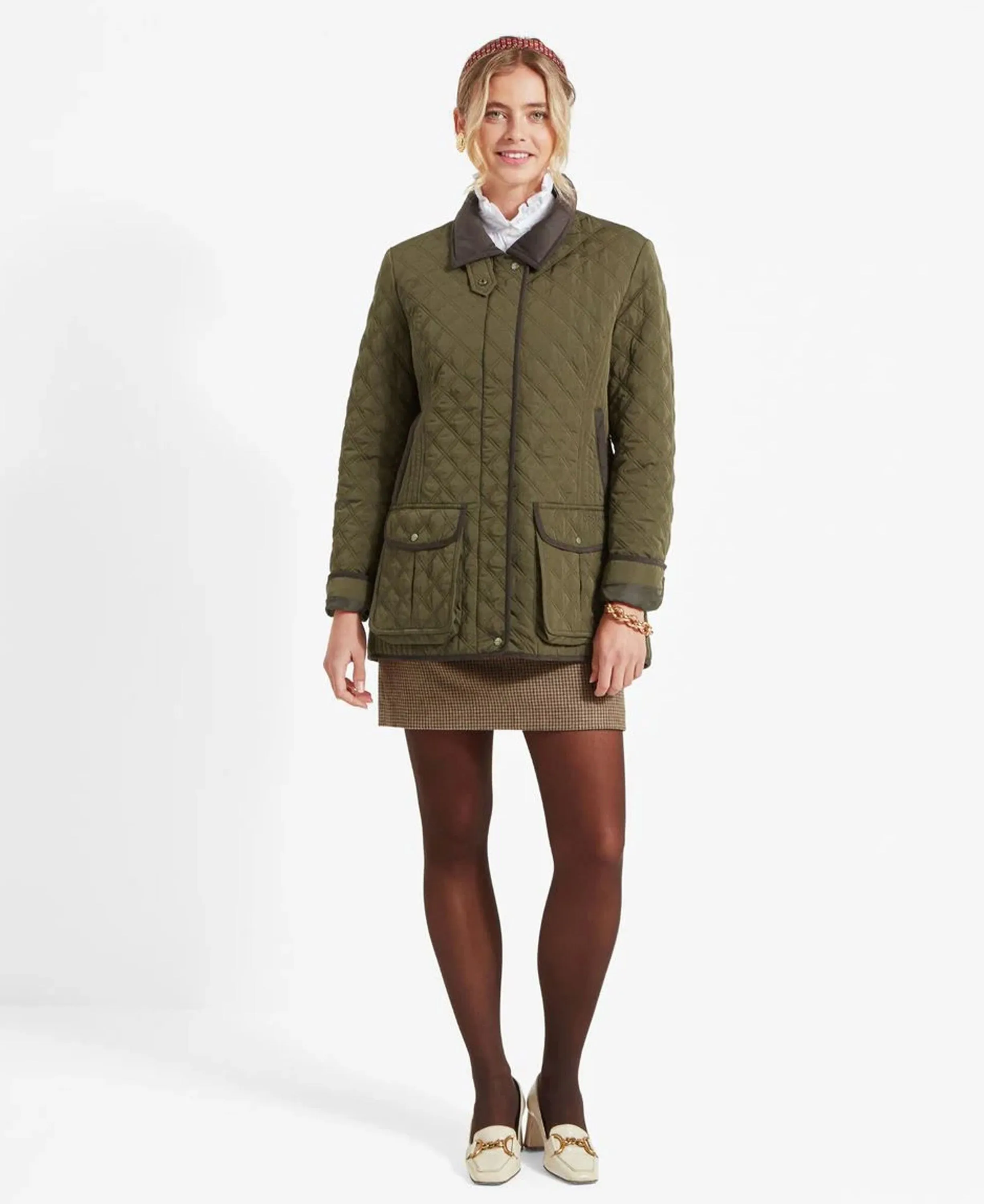 Lilymere Quilt Jacket                             Olive