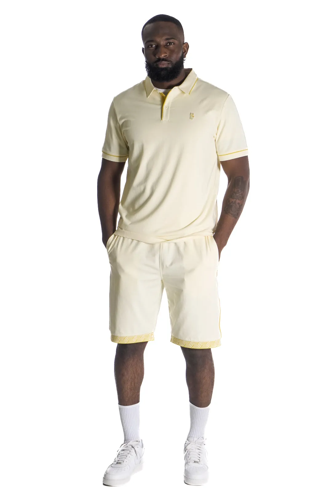 M383 Makobi Luciano Polo Shirt - Natural