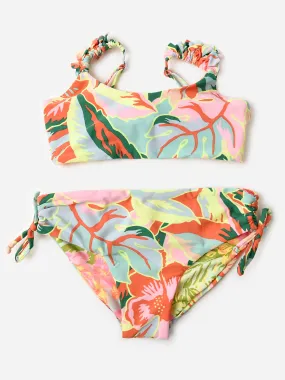     MAAJI  Girls' Neon Leafy Mango Bikini Set    