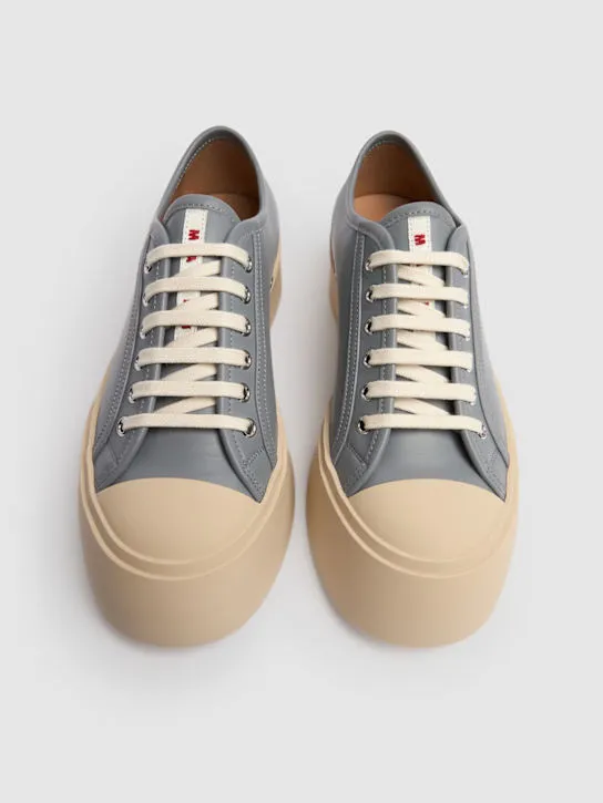 Marni   Leather low top sneakers 