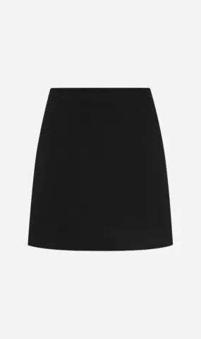  Matteau      Crepe Mini Skirt - Black 