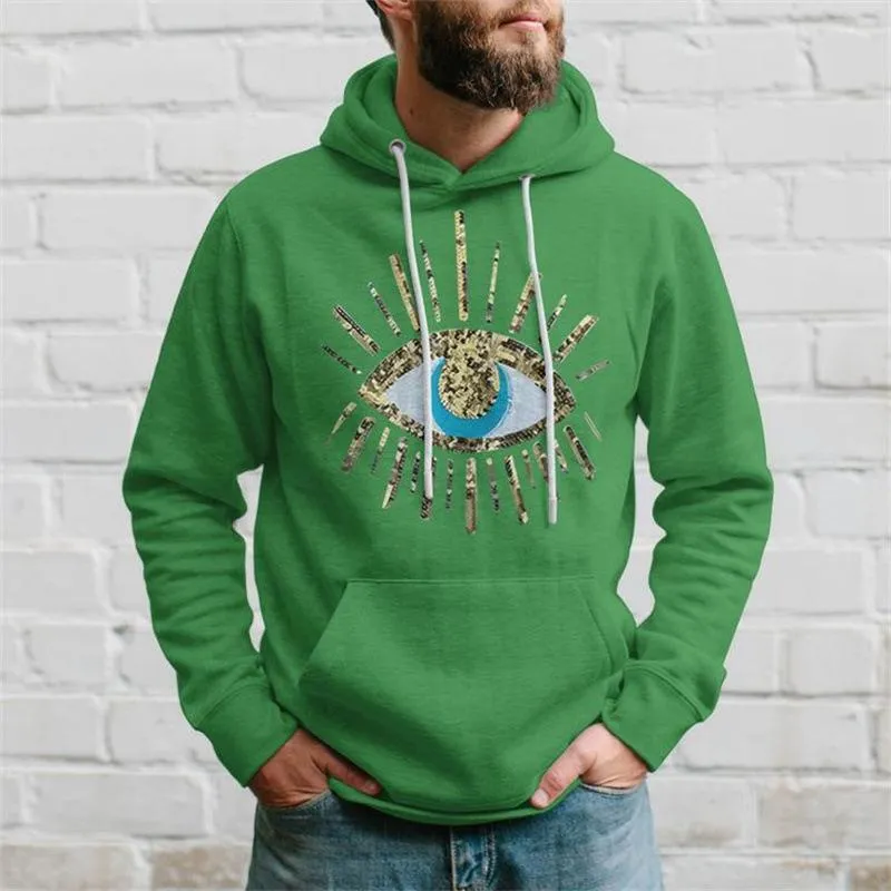 Men's Casual Printed Long Sleeve Hoodie 16649278X