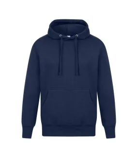 Mens premium ringspun cotton hoodie navy Casual Classics