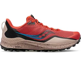 Men's Saucony Peregrine 12, Clay/Loam, 8.5 D Medium