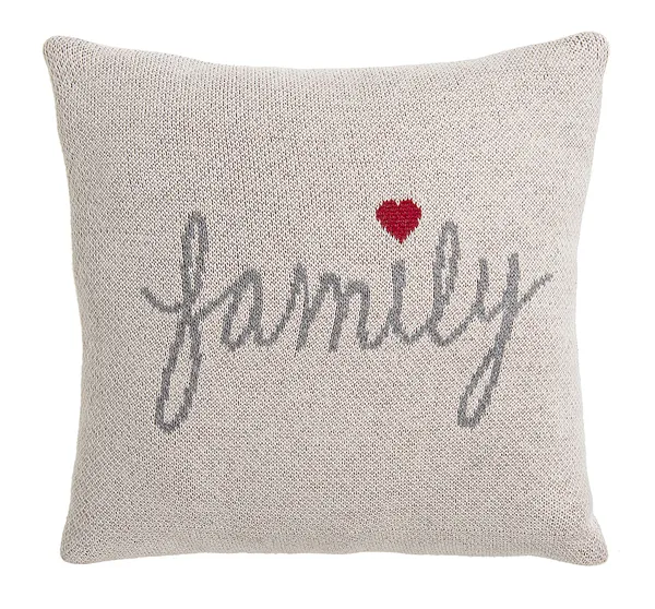 Mini 'Family' Pillow