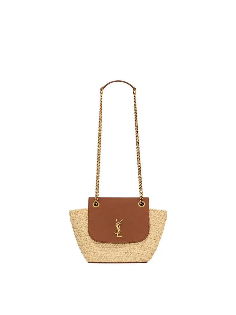 Mini Raffia Panier Shoulder Bag