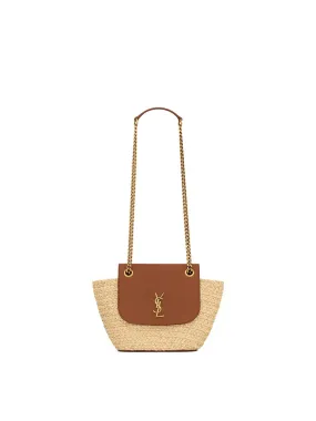 Mini Raffia Panier Shoulder Bag