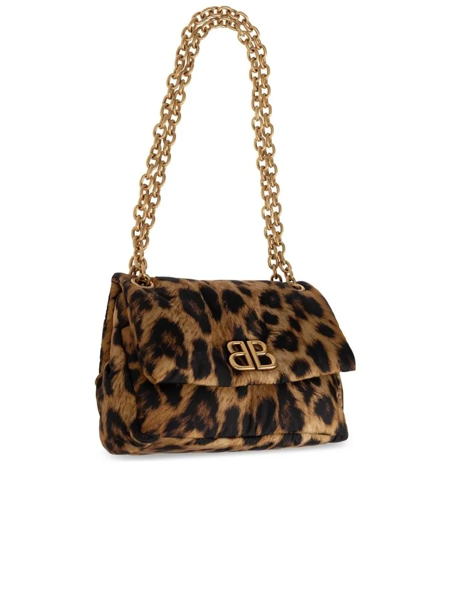 Monaco Chain Bag Leopard Print