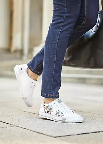 Mustang Floral Trainers | Grattan