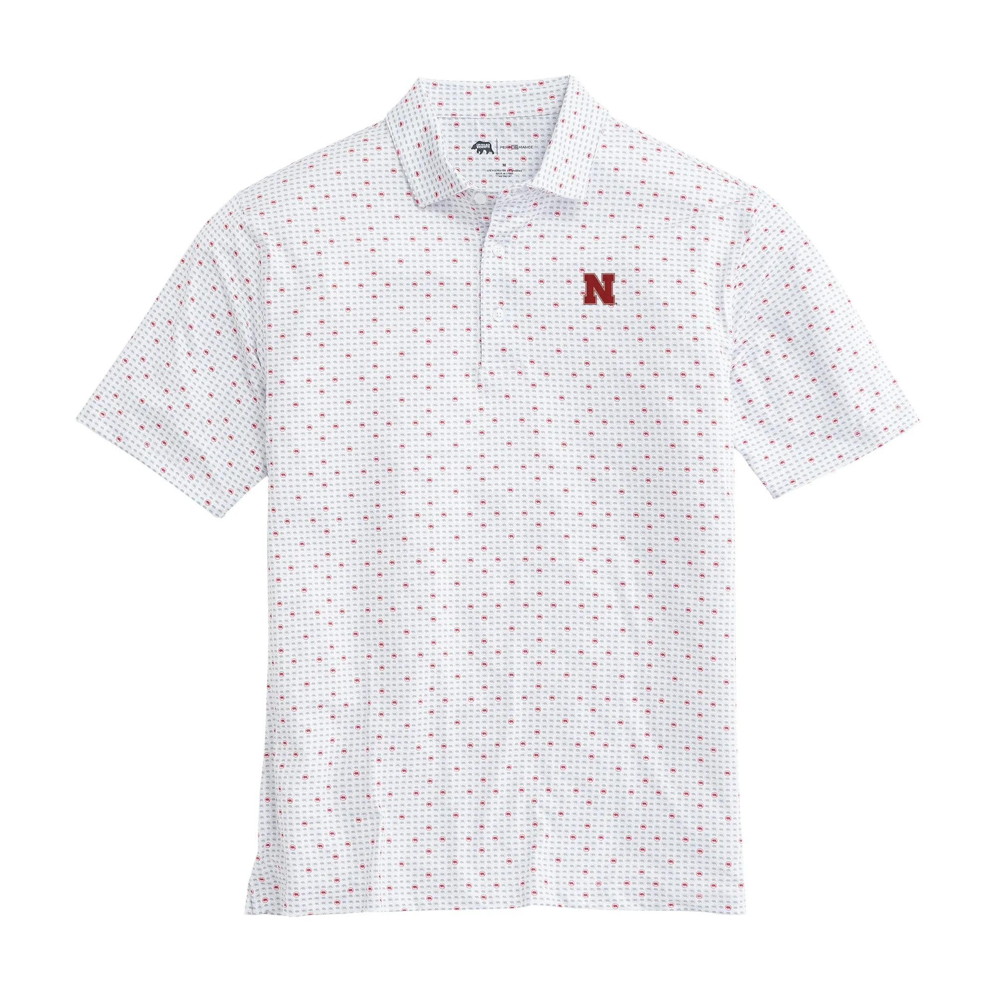 Nebraska Tour Logo Printed Performance Polo